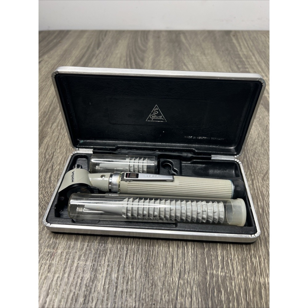 VTG HEINE Minilux Otoscope Medical ENT Western Germany As Is For Parts!